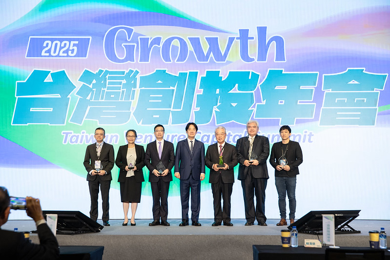  賴清德出席「2025台灣創投年會」。 圖：總統府提供 