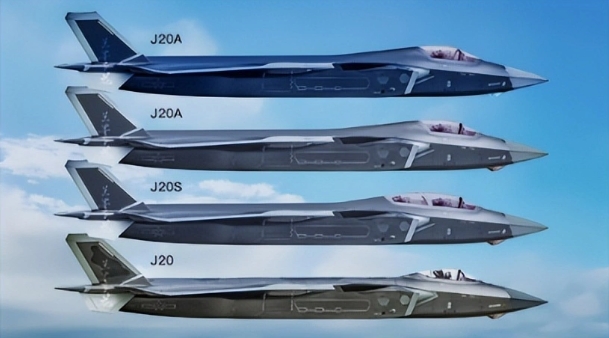 解放軍殲-20系列戰機。圖 : 翻攝自利刃