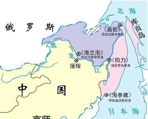 對中國而言，這段歷史是割地喪權的痛楚，但在現實國際法框架下，海參崴屬於俄羅斯，早已被國際社會承認。 圖:翻攝自X帳號@wang123456781