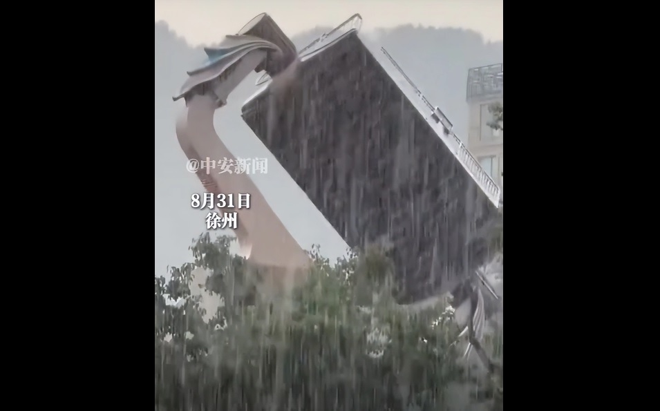 (影) 下雨照玩「空中飛椅」！ 淋落湯雞遊客質疑樂園安全 園方：無人受傷