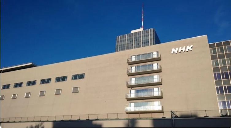  日本放送協會（NHK）廣播電視中心。 圖 : 翻攝自X ＠Shion_nada 
