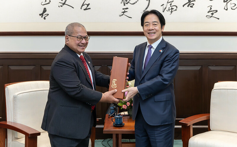 吐瓦魯議長堅定挺台  賴清德：攜手推動亞太區域穩定