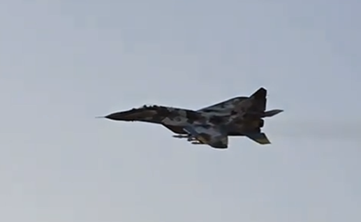  Mig-29戰鬥機。 圖：翻攝自 X 