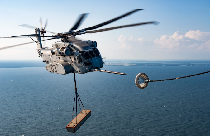 CH-53E「超級種馬」。 圖:翻攝自北山戰史