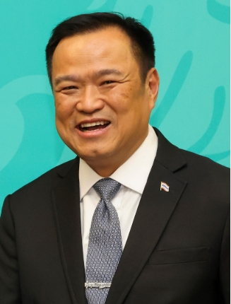  自豪泰黨黨魁阿努廷。 圖 : 翻攝自維基百科 