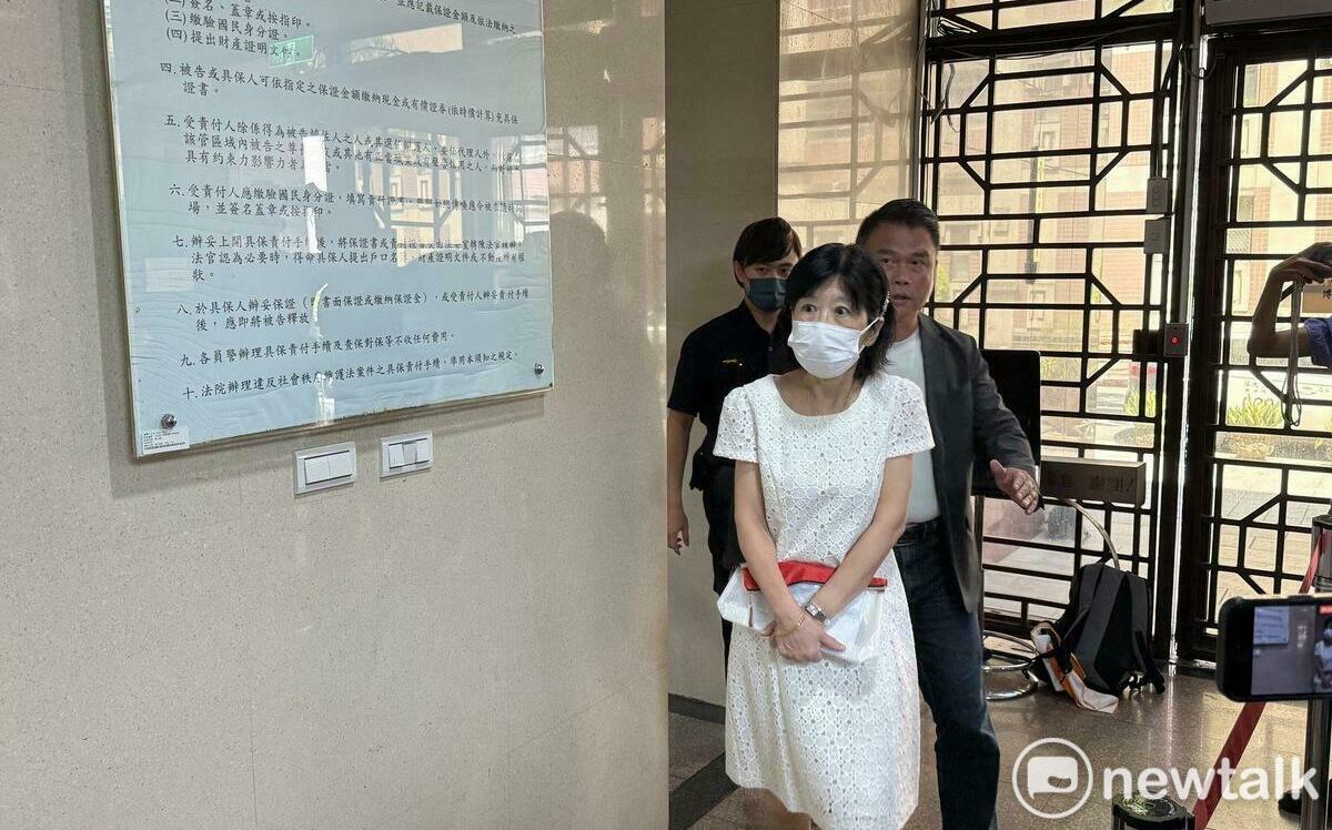 快訊》籌足7000萬  陳佩琪赴北院幫柯文哲辦保了