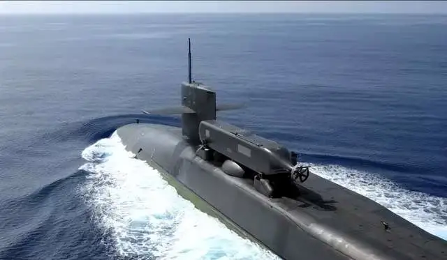  美國海象級攻擊核潛艦。 圖：翻攝自 騰訊新聞@海事先鋒 