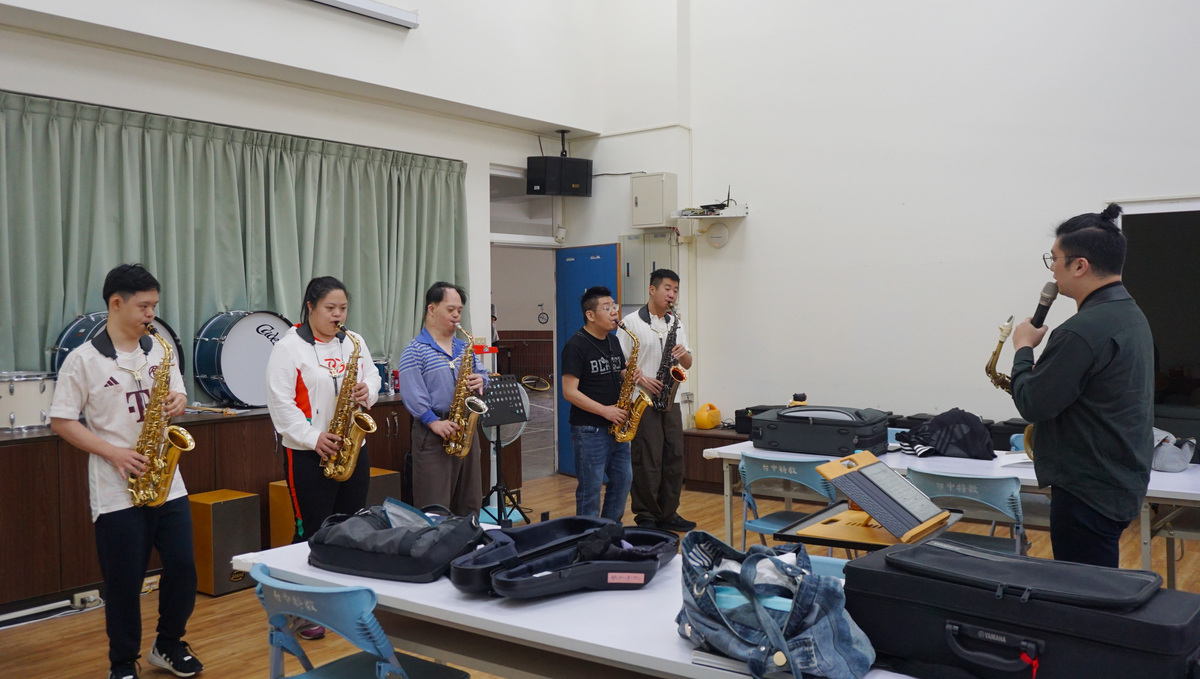  基金會並未將音樂教育侷限於一般校園，更走入特殊教育體系。圖：網銀基金會/提供