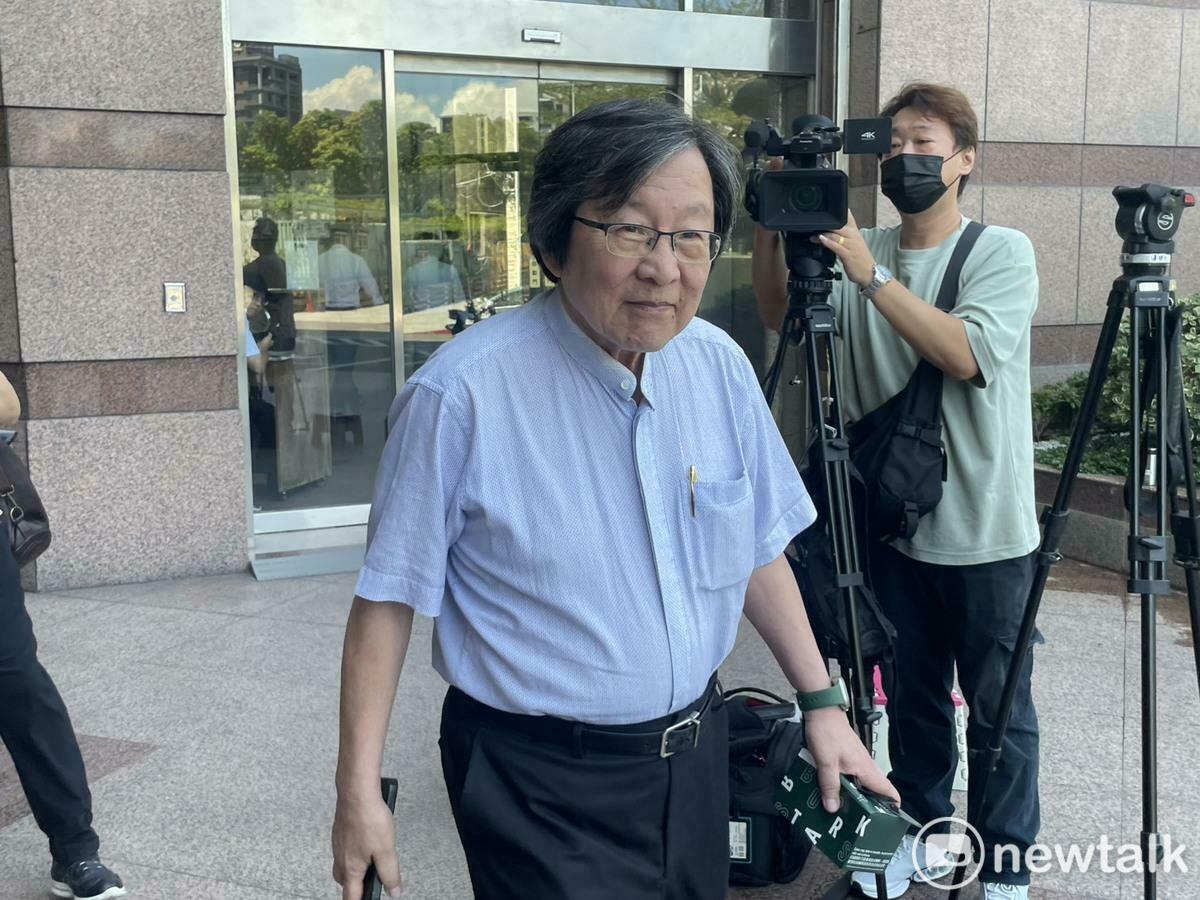  民進黨選對會共同召集人邱義仁。 圖：高逸帆／攝 