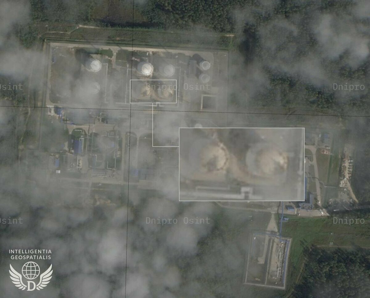 烏克蘭無人機襲擊俄羅斯「Transneft」石油公司的「Vtorovo」汞站。