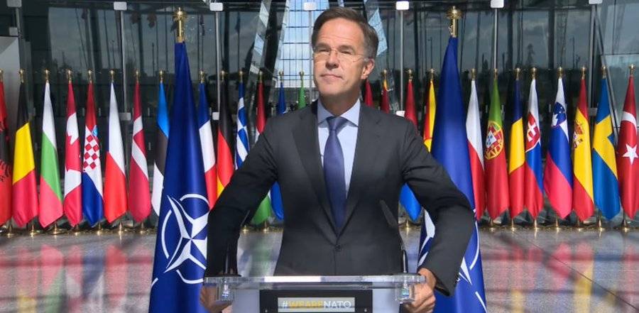  北約秘書長馬克·呂特（Mark Rutte）。 圖：翻攝自Ｘ／Savchenko Volodymyr 