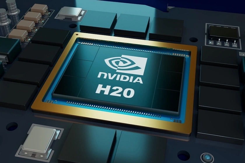  輝達 H20 晶片。 圖：翻攝自觀察者網 