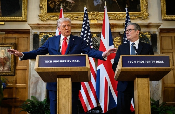 斯塔默表示，英美關係涵蓋國防、安全、情報與貿易等多個層面，是英國重要的雙邊關係之一。 圖 : 翻攝自觀察者網 