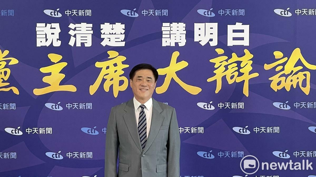  國民黨主席參選人郝龍斌。 圖：高逸帆／攝 