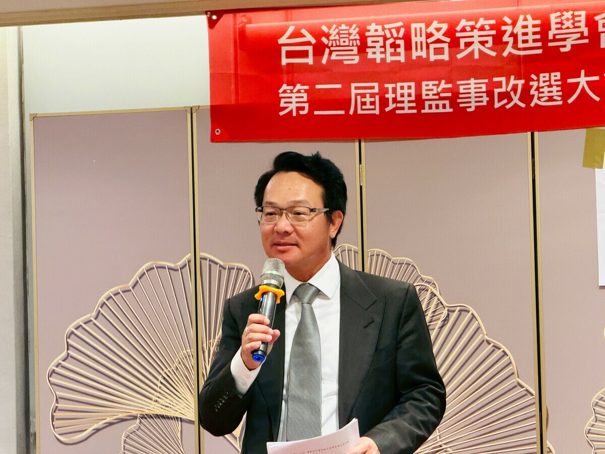  國策顧問兼高爾夫球協會理事長王政松。 圖：台灣韜略策進學會提供 