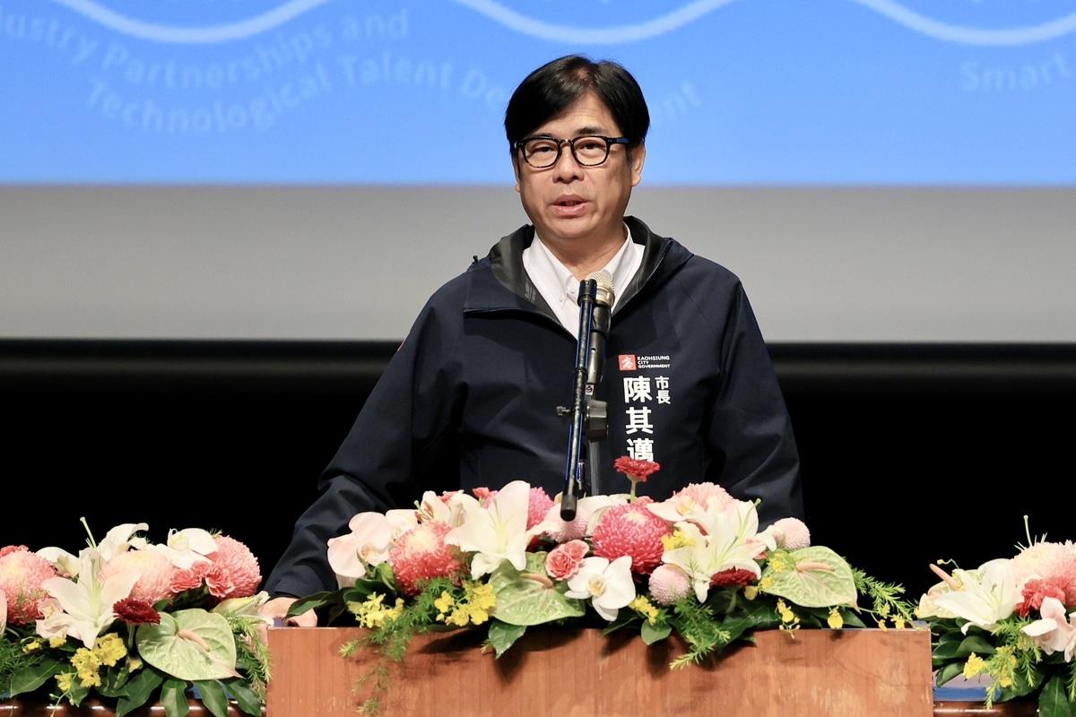 高雄市長陳其邁。 圖：高雄市教育局/提供 
