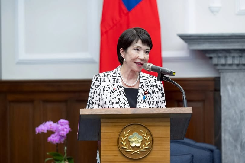  第29屆日本自民黨總裁選舉結果出爐，前經濟安全保障大臣高市早苗以明確優勢勝出，成為自民黨首位女性總裁。 圖：總統府/提供（資料照） 