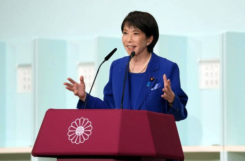  高市早苗當選自由民主黨總裁，有望成為日本第一個女首相。 圖：翻攝自 X《台湾史.jp》 