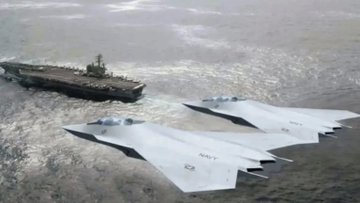 美國海軍規畫中的六代機 F/A-XX。 圖：翻攝自 @Aurora107E X 帳號 