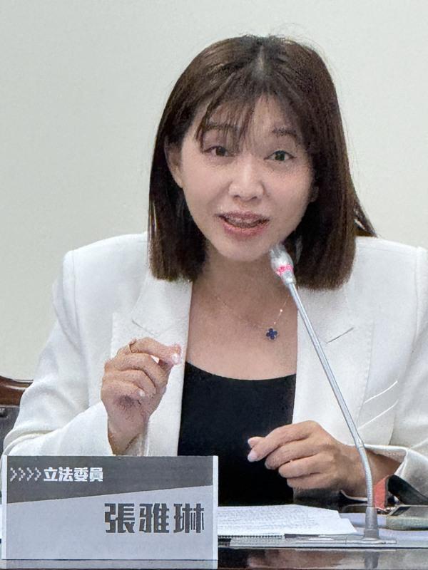  民進黨立委張雅琳。 圖：辜寬敏基金會／提供 